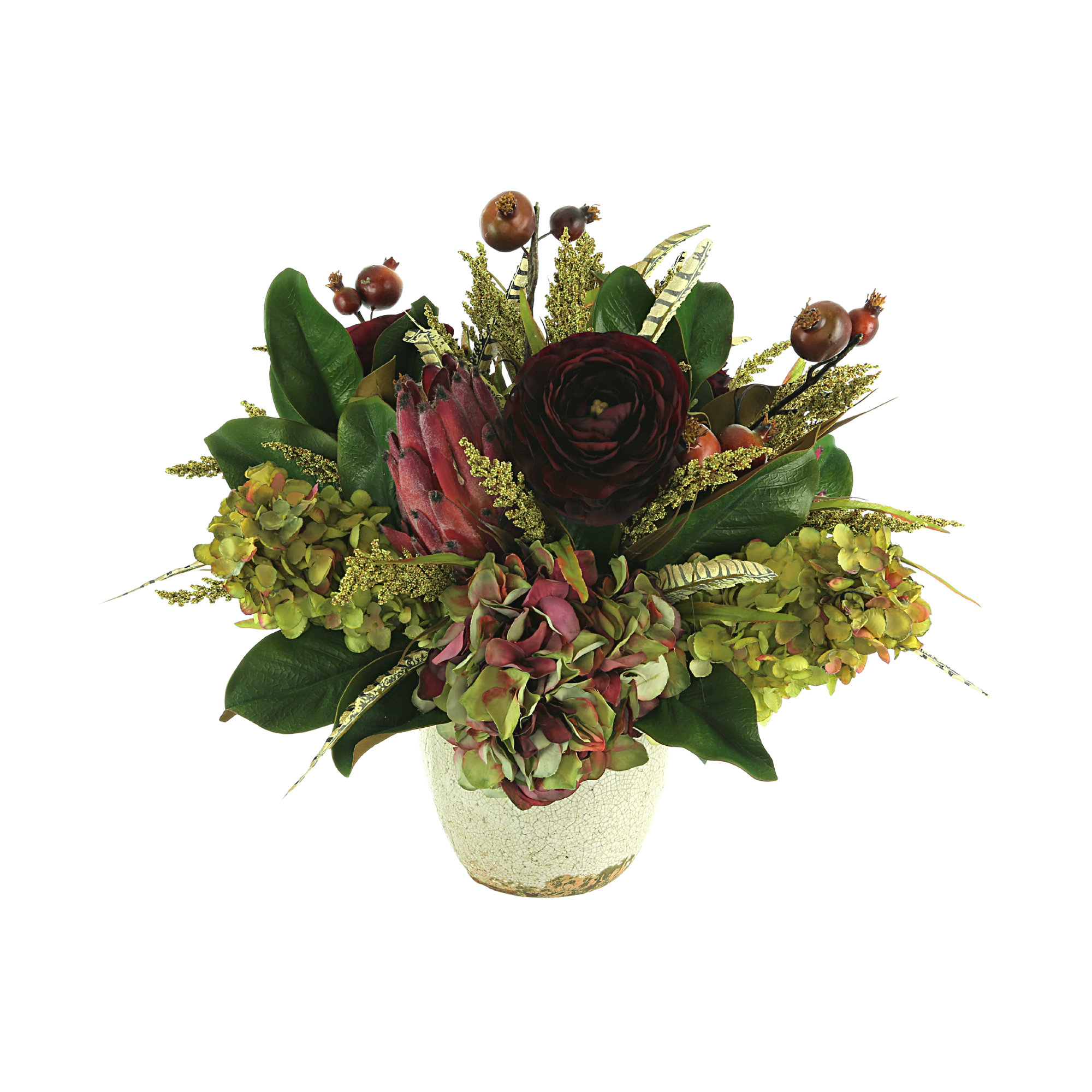 Creative Displays Inc Mixed Floral Arrangement In Pot Wayfair